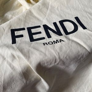 Fendi Red Large Satin Runaway  Tote